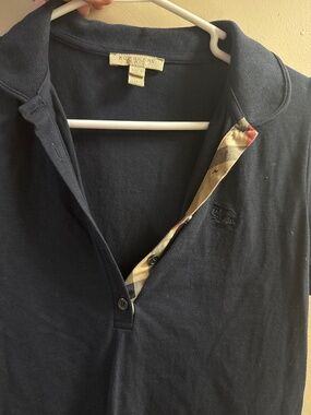 NWOT - Burberry navy polo